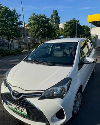 Toyota Yaris cena 32000 przebieg: 163000, rok produkcji 2016 z Warszawa małe 191